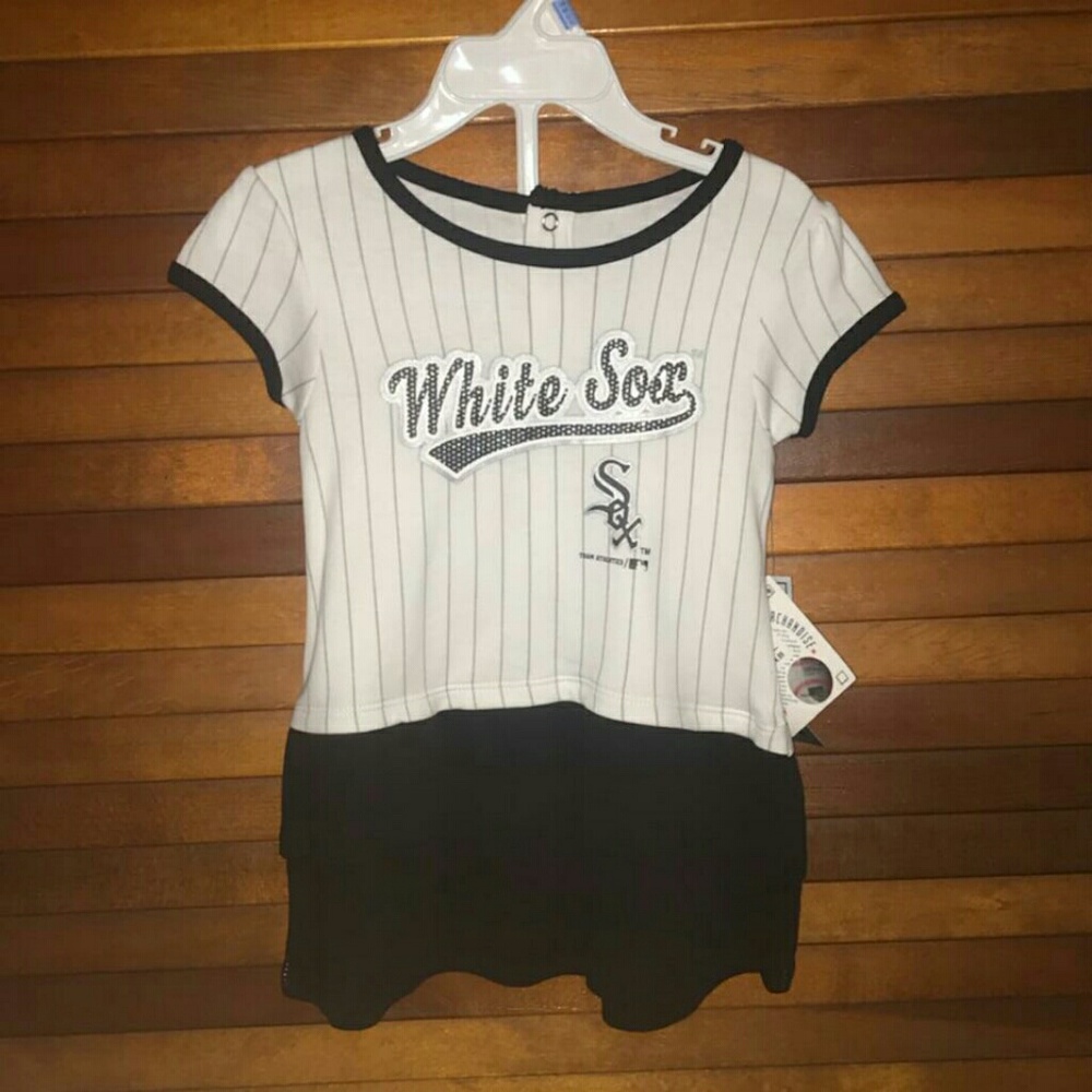 White Sox baby dress
